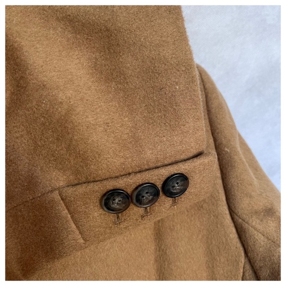 LOFT Zinnia Double Breasted Wool Cabana Brown Coat L - Picture 8 of 12